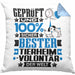 Tierheimvolontär Geschenk Lustiger Spruch für Tierheimvolontär Geschenkidee Bester Tierheimvolontär Der WeltKissen mit Füllung 40x40 (Grau) Blau Trendation