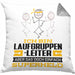 Laufgruppenleiter Geschenk Kissen mit Füllung 40x40 Ich Bin Laufgruppenleiter Aber Sag Doch Einfach Superheld Lustige Geschenkdiee für Laufgruppenleiter (Grau) Grau Trendation