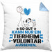Tierheimvolontär Geschenk Kissen mit Füllung 40x40 So Gut Kann Nur Ein Tierheimvolontär Aussehen Geschenkidee (Grau) Blau Trendation