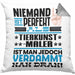 Tierkunst-Maler Geschenk Kissen mit Füllung 40x40 Lustige Geschenkidee für Tierkunst-Maler Geburtstag Niemand Ist Perfekt Aber Als Tierkunst-Maler Ist Man Nah Dran (Grau) Grau Trendation