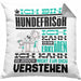 Hundefrisör Geschenk Kaffee-Kissen mit Füllung 40x40 Geschenkidee für Hundefrisör Ich Bin Hundefrisör Ich Kann Es Dir Erklären Jedoch Nicht Für Dich Verstehen Spruch Lustig (Grau) Grau Trendation