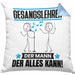 Gesangslehrer Kissen mit Füllung 40x40 Geschenk für Gesangslehrer Der Mann Der Alles Kann Geschenkidee zum Geburtstag (Grau) Blau Trendation