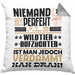 Wildtieraufzüchter Geschenk Kissen mit Füllung 40x40 Lustige Geschenkidee für Wildtieraufzüchter Geburtstag Niemand Ist Perfekt Aber Als Wildtieraufzüchter Ist Man Nah Dran (Grau) Grau Trendation