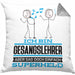Gesangslehrer Geschenk Kissen mit Füllung 40x40 Ich Bin Gesangslehrer Aber Sag Doch Einfach Superheld Lustige Geschenkdiee für Gesangslehrer (Grau) Grau Trendation