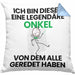 Onkel Geschenk Kissen mit Füllung 40x40 Lustige Geschenkidee Geburtstag für Onkel Ich Bin Dieser Legendäre Onkel Von Dem Alle Geredet Haben (Grau) Blau Trendation