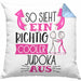 Judoka Kissen mit Füllung 40x40 Geschenk So Sieht Ein Richtig Cooler Judoka Aus Geschenkidee Spruch Lustig (Grau) Blau Trendation