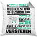 Musikfestival-Besucher Geschenk Kissen mit Füllung 40x40 Lustige Geschenkdiee für einen Musikfestival-Besucher Geburtstag Ich Bin Musikfestival-Besucher Ich Kann Es Dir Erklären Aber Nicht Für Dich Verstehen (Grau) Grau Trendation