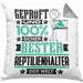 Reptilienhalter Geschenk Lustiger Spruch für Reptilienhalter Geschenkidee Bester Reptilienhalter Der WeltKissen mit Füllung 40x40 (Grau) Grau Trendation
