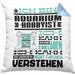 Aquarium-Hobbyist Geschenk Kaffee-Kissen mit Füllung 40x40 Geschenkidee für Aquarium-Hobbyist Ich Bin Aquarium-Hobbyist Ich Kann Es Dir Erklären Jedoch Nicht Für Dich Verstehen Spruch Lustig (Grau) Blau Trendation