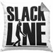 Lustige Kissen mit Füllung 40x40 für Slackliner Geschenk Slackline (Grau) Grau Trendation