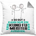Kung-Fu-Meister Geschenk Kissen mit Füllung 40x40 So Gut Kann Nur Ein Kung-Fu-Meister Aussehen Geschenkidee (Grau) Grau Trendation