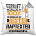 Raptexter Geschenk Lustiger Spruch für Raptexter Geschenkidee Bester Raptexter Der WeltKissen mit Füllung 40x40 (Grau) Grau Trendation