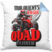 Mir Reichts Ich Geh Quad Fahren Kissen mit Füllung 40x40 Geschenk Quadfahrer Geschenkidee Lustiger Spruch (Grau) Blau Trendation