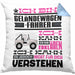 Geländewagenfahrer Geschenk Kissen mit Füllung 40x40 Lustige Geschenkdiee für einen Geländewagenfahrer Geburtstag Ich Bin Geländewagenfahrer Ich Kann Es Dir Erklären Aber Nicht Für Dich Verstehen (Grau) Blau Trendation