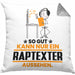 Raptexter Geschenk Kissen mit Füllung 40x40 So Gut Kann Nur Ein Raptexter Aussehen Geschenkidee (Grau) Grau Trendation