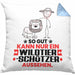 Wildtierschützer Geschenk Kissen mit Füllung 40x40 So Gut Kann Nur Ein Wildtierschützer Aussehen Geschenkidee (Grau) Blau Trendation