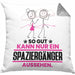Spaziergänger Geschenk Kissen mit Füllung 40x40 So Gut Kann Nur Ein Spaziergänger Aussehen Geschenkidee (Grau) Grau Trendation