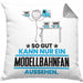 Modellbahnfan Geschenk Kissen mit Füllung 40x40 So Gut Kann Nur Ein Modellbahnfan Aussehen Geschenkidee (Grau) Grau Trendation