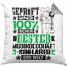 Musikgeschäftsinhaber Geschenk Lustiger Spruch für Musikgeschäftsinhaber Geschenkidee Bester Musikgeschäftsinhaber Der WeltKissen mit Füllung 40x40 (Grau) Grau Trendation