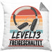 13. Geburtstag Kissen mit Füllung 40x40 Jungs Gaming Official Teenager 13er Geburtstag Geschenkidee Level 13 Freigeschaltet (Grau) Grau Trendation