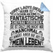 Ehemann Kissen mit Füllung 40x40 Geschenk Hochzeitstag Spaß Geschenkidee Jahrestag Sorry Ladys Dieser Mann Ist Schon An Eine Fantastische Ehefrau Vergeben (Grau) Blau Trendation