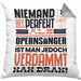 Opernsänger Geschenk Kissen mit Füllung 40x40 Lustige Geschenkidee für Opernsänger Geburtstag Niemand Ist Perfekt Aber Als Opernsänger Ist Man Nah Dran (Grau) Grau Trendation