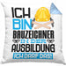 Bauzeichner Ausbildung Kissen mit Füllung 40x40 Geschenk Ich Bin Bauzeichner In Der Ausbildung Ich Darf Das Geschenkidee Spruch (Grau) Blau Trendation