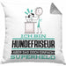 Hundefriseur Geschenk Kissen mit Füllung 40x40 Ich Bin Hundefriseur Aber Sag Doch Einfach Superheld Lustige Geschenkdiee für Hundefriseur (Grau) Grau Trendation