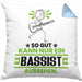 Bassist Geschenk Kissen mit Füllung 40x40 So Gut Kann Nur Ein Bassist Aussehen Geschenkidee (Grau) Blau Trendation
