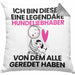 Hundeliebhaber Geschenk Kissen mit Füllung 40x40 Lustige Geschenkidee Geburtstag für Hundeliebhaber Ich Bin Dieser Legendäre Hundeliebhaber Von Dem Alle Geredet Haben (Grau) Grau Trendation