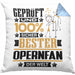 Opernfan Geschenk Lustiger Spruch für Opernfan Geschenkidee Bester Opernfan Der WeltKissen mit Füllung 40x40 (Grau) Blau Trendation