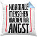 Wellensittich Kissen mit Füllung 40x40 Geschenk Spruch Lustig Zuhause Ist Wo Meine Wellensittiche Sind Geschenkidee Geburtstag (Grau) Blau Trendation