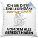Survival-Experte Geschenk Kissen mit Füllung 40x40 Lustige Geschenkidee Geburtstag für Survival-Experte Ich Bin Dieser Legendäre Survival-Experte Von Dem Alle Geredet Haben (Grau) Blau Trendation