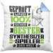 Synthesizer-Spieler Geschenk Lustiger Spruch für Synthesizer-Spieler Geschenkidee Bester Synthesizer-Spieler Der WeltKissen mit Füllung 40x40 (Grau) Blau Trendation
