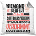 Softballspielerin Geschenk Kissen mit Füllung 40x40 Lustige Geschenkidee für Softballspielerin Geburtstag Niemand Ist Perfekt Aber Als Softballspielerin Ist Man Nah Dran (Grau) Grau Trendation