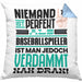 Baseballspieler Geschenk Kissen mit Füllung 40x40 Lustige Geschenkidee für Baseballspieler Geburtstag Niemand Ist Perfekt Aber Als Baseballspieler Ist Man Nah Dran (Grau) Blau Trendation