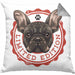 Boxer Hunde Kissen mit Füllung 40x40 Geschenk Hundebesitzerin Boxer Frauchen Herrchen Geschenkidee Kaffee-Kissen mit Füllung 40x40 Limited Edition (Grau) Grau Trendation