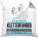 Kletterführer Geschenk Kissen mit Füllung 40x40 Ich Bin Kletterführer Aber Sag Doch Einfach Superheld Lustige Geschenkdiee für Kletterführer (Grau) Grau Trendation