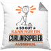 Curlingspieler Geschenk Kissen mit Füllung 40x40 So Gut Kann Nur Ein Curlingspieler Aussehen Geschenkidee (Grau) Grau Trendation