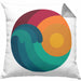 Kitesurfing Kissen mit Füllung 40x40 Geschenk für Kitesurfer Geschenkidee Retro Vintage Grafiken (Grau) Grau Trendation
