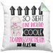 Trainingspartnerin Geschenk Kissen mit Füllung 40x40 Lustig Geschenkidee für Trainingspartnerin Geburtstag So Sieht Eine Richtig Coole Trainingspartnerin Aus Frauen Spruch (Grau) Grün Trendation