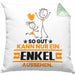 Enkel Geschenk Kissen mit Füllung 40x40 So Gut Kann Nur Ein Enkel Aussehen Geschenkidee (Grau) Grün Trendation