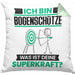 Bogenschütze Kissen mit Füllung 40x40 Geschenk für Bogenschütze Geburtstag Lustiger Spruch Was Ist Deine Superkraft (Grau) Grün Trendation