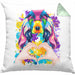 Cocker Spaniel Besitzer Farbe Love Kissen mit Füllung 40x40 Geschenk Lustiger Spruch Geschenkidee Cocker Spaniel Besitzerin (Grau) Grün Trendation