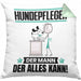 Hundepfleger Kissen mit Füllung 40x40 Geschenk für Hundepfleger Der Mann Der Alles Kann Geschenkidee zum Geburtstag (Grau) Grün Trendation