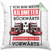 Lustige Kissen mit Füllung 40x40 LKW-Fahrer Geschenk Geschenkidee LKW Spruch (Grau) Grün Trendation
