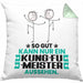 Kung-Fu-Meister Geschenk Kissen mit Füllung 40x40 So Gut Kann Nur Ein Kung-Fu-Meister Aussehen Geschenkidee (Grau) Grün Trendation