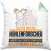 Höhlenforscher Geschenk Kissen mit Füllung 40x40 Ich Bin Höhlenforscher Aber Sag Doch Einfach Superheld Lustige Geschenkdiee für Höhlenforscher (Grau) Grün Trendation