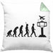 Fluglotse Kissen mit Füllung 40x40 Geschenk Flughafen Arbeiter Geschenkidee Evolution (Grau) Grün Trendation