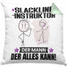 Slackline-Instruktor Kissen mit Füllung 40x40 Geschenk für Slackline-Instruktor Der Mann Der Alles Kann Geschenkidee zum Geburtstag (Grau) Grün Trendation
